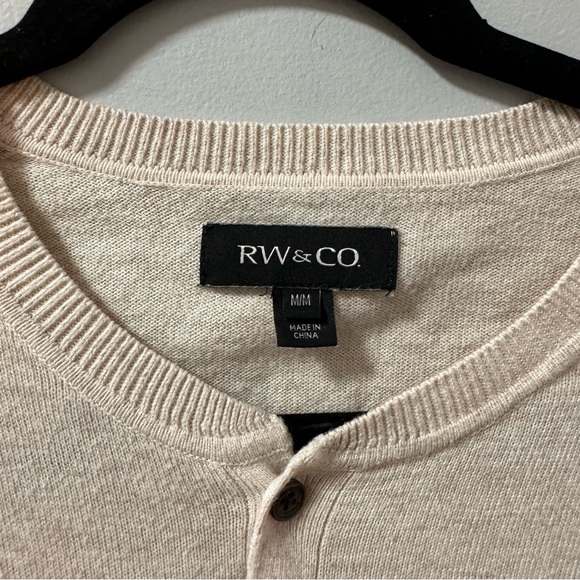 Men’s Cream RW&CO Sweater - Picture 1 of 4